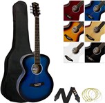 Tiger ACG2 Acoustic Guitar Pack for Beginners, Blue