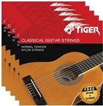 Tiger CGS-5-NY Classical Nylon Strings, Normal Tension, 5 Pack