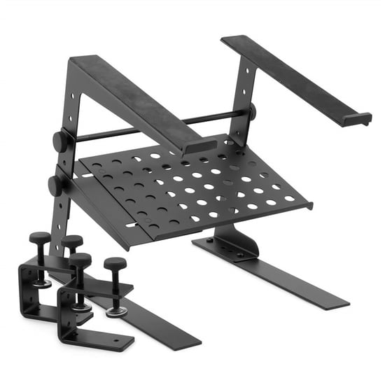 Tiger LEC18 Laptop DJ Controller Desktop Stand with Shelf and Clamps