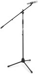 Tiger MCA68 Microphone Boom Stand with Mic Clip, Black