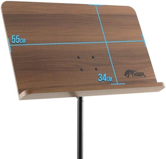 Tiger MUS35-PRO Orchestral Wooden Music Stand