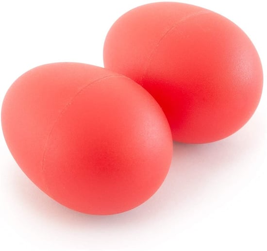 Tiger SHA7-CL, Plastic Egg Shakers, Pack of Two, Red