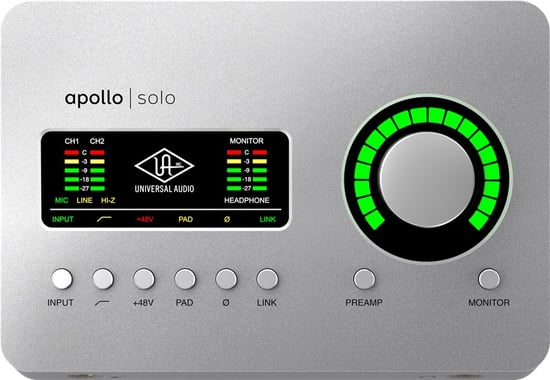 Universal Audio Apollo Solo Heritage Edition Thunderbolt 3 Audio Interface
