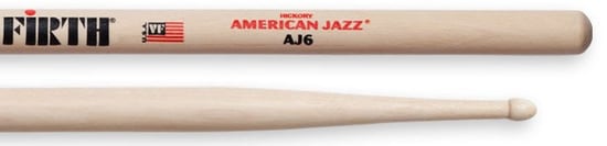 Vic Firth American Jazz 6 Wood Tip Drumsticks