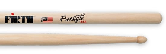 Vic Firth American Classic Freestyle 85A Wood Tip Drumsticks