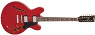 Vintage VSA500 Thinline 12 String, Cherry Red