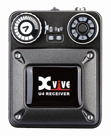 Xvive XU4 Wireless In-Ear Monitor System Receiver, 2.4GHz