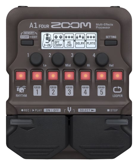 Zoom A1 FOUR Acoustic Instruments Multi Effects Pedal