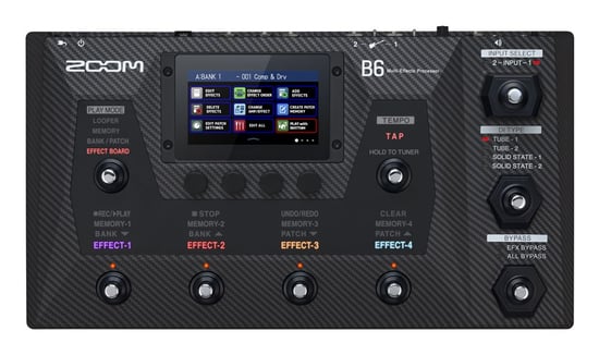Zoom B6 Multi Effects Bass Guitar Processor