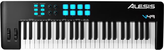 Alesis V49 MIDI Keyboard Controller, Front