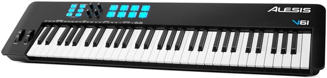 Alesis V61 MIDI Keyboard Controller, Right Tilt