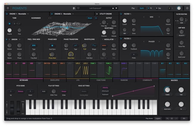 Arturia Pigments 4 Software Synth Wavetable