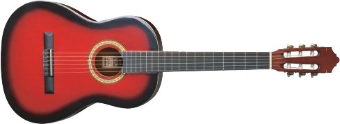 Ashton SPCG34 Starter Pack Trans Red Burst Guitar