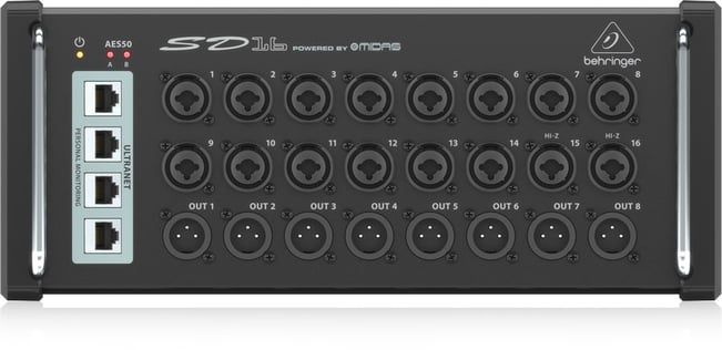 Behringer SD16 Stage Box, front