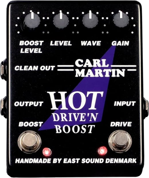 Carl Martin Hot Drive'n Boost Overdrive Pedal