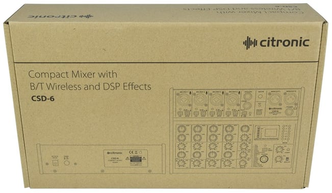 Citronic CSD-6 Compact Mixer 