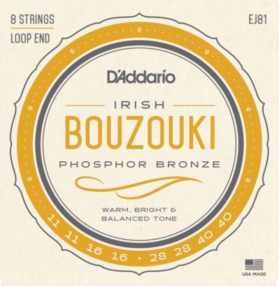 D'Addario EJ81 Irish Bouzouki Main
