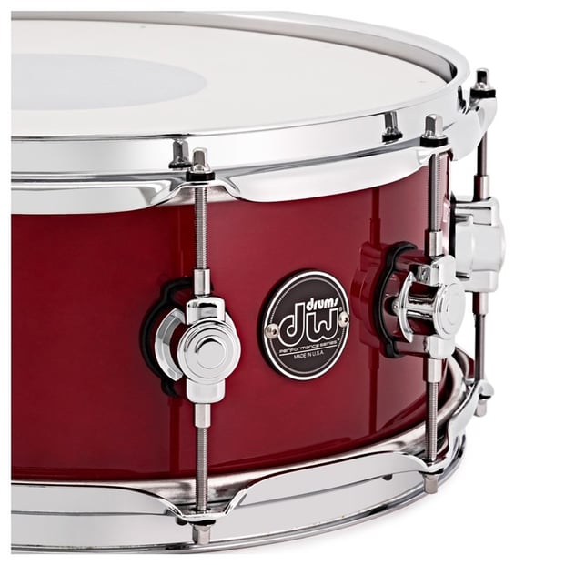 DW Snare, candy apple red, main