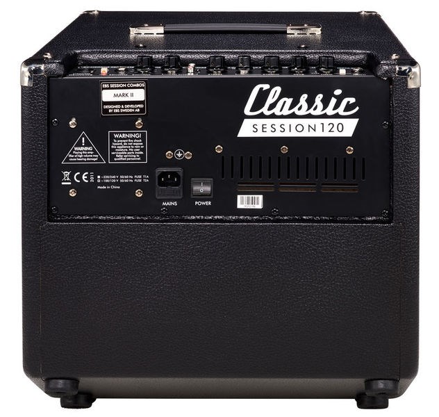 EBS Classic Session 120 Bass Combo, rear view