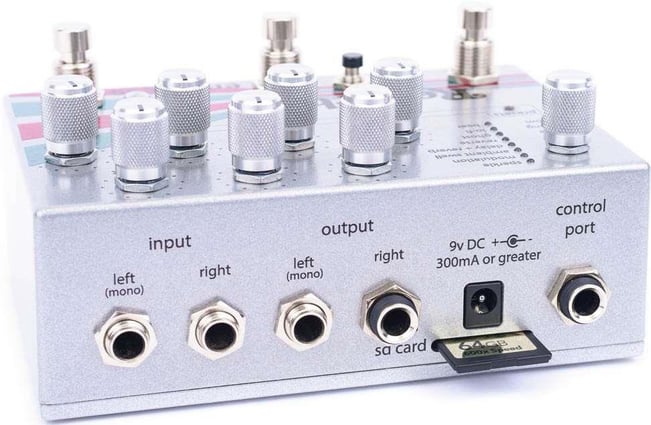 Empress Effects Reverb Pedal Back Angle