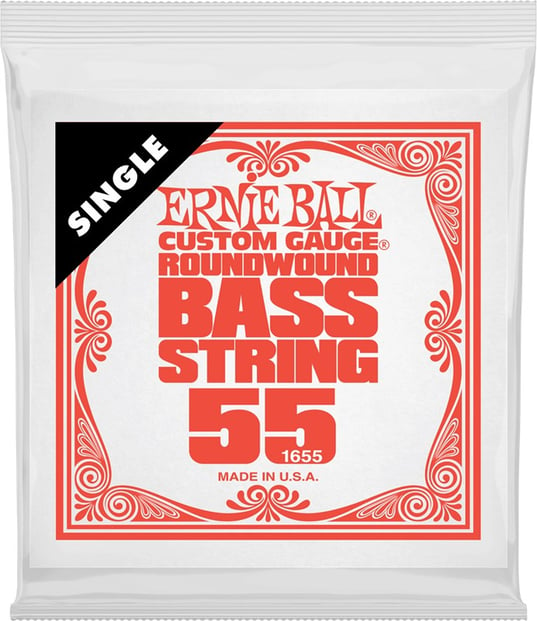 Ernie Ball 1655 Nickel Wound Bass Single String
