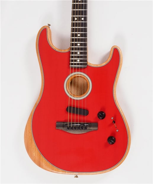 Fender Acoustasonic Stratocaster Dakota Red 1