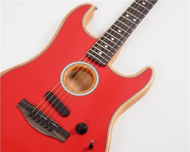Fender Acoustasonic Stratocaster Dakota Red 6