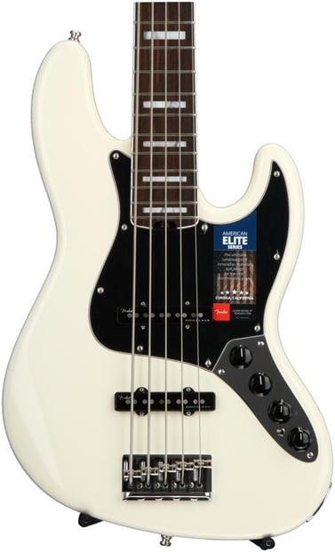  Fender American Elite Jazz Bass V Upright