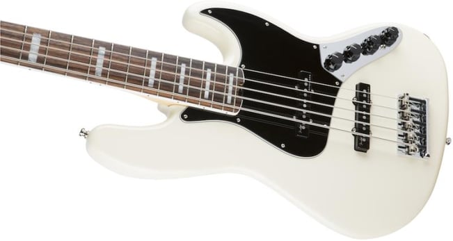  Fender American Elite Jazz Bass V Angle