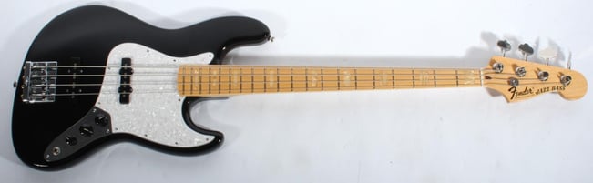 Fender American Geddy Lee Jazz Bass (Black) (EX-DEMO)