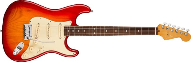 Fender American Ultra Strat RW Plasma Red Burst