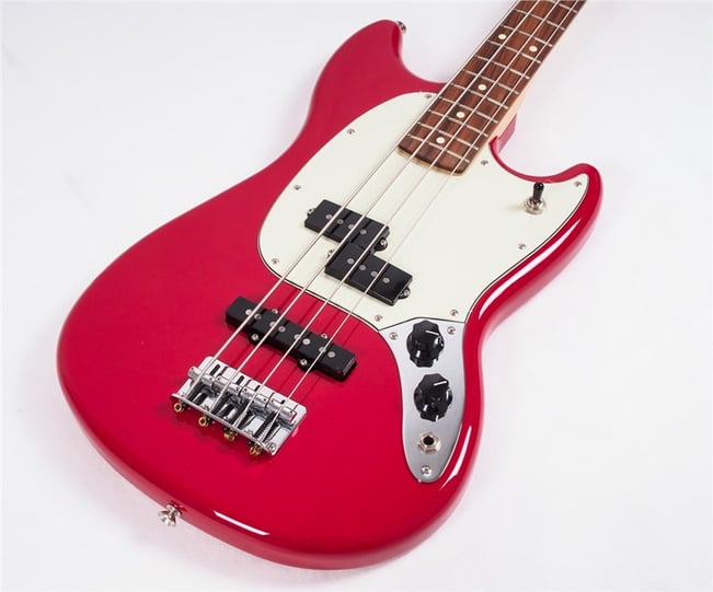 Fender Offset Mustang Bass PJ Torino Red 4