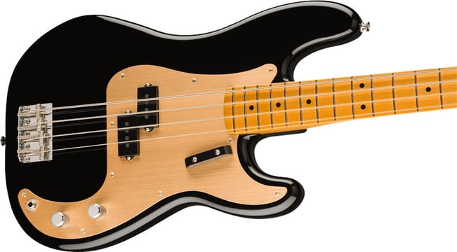 Fender Vintera II 50s P-Bass Black Tilt 1