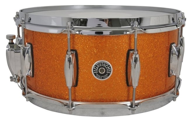 Brooklyn 14x6.5in Snare, gold sparkling, main
