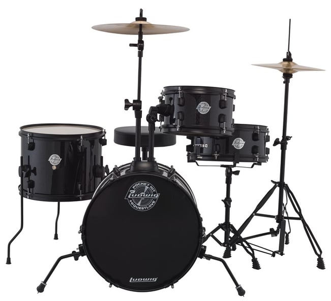 Ludwig Pocket Kit by Questlove, Black, front