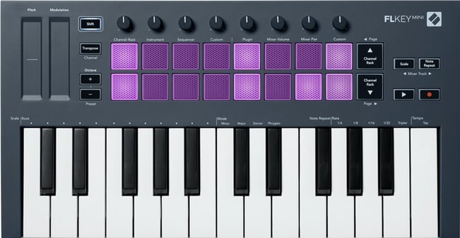 Novation FLKey Mini MIDI Keyboard Sequencer