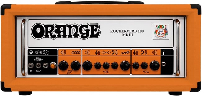 Orange RK100H Rockerverb 100W Head, Orange