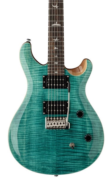 PRS SE CE24, Flame Maple Top, Turquoise
