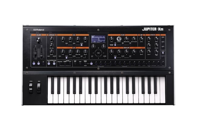 Roland Jupiter XM Synthesizer, front view