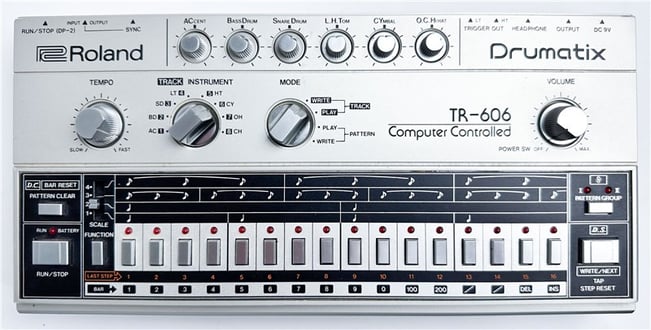 The Roland TR-606 Drumatix 1982