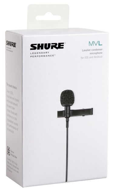 Shure MVL MOTIV Lavalier Microphone