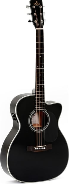 Sigma 000MC-1E Black Electro Acoustic 2