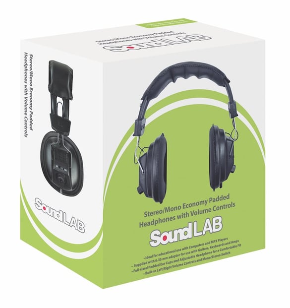 Soundlab A077B Headphones box