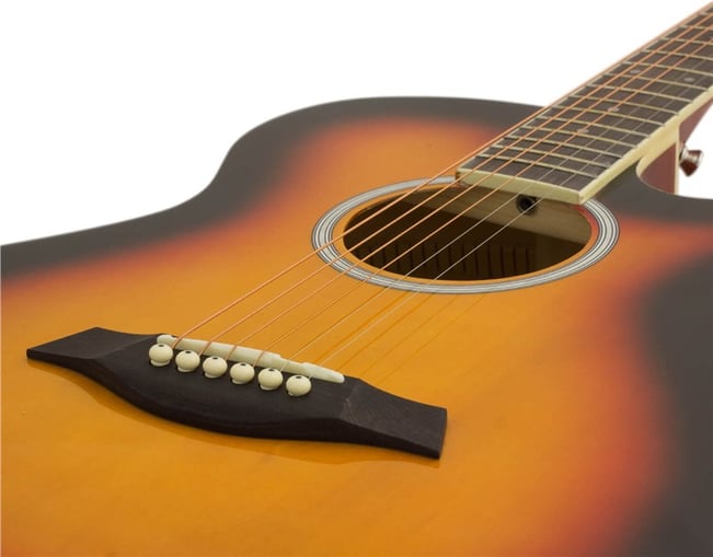 Tiger ACG4 Acoustic Guitar Sunburst 2