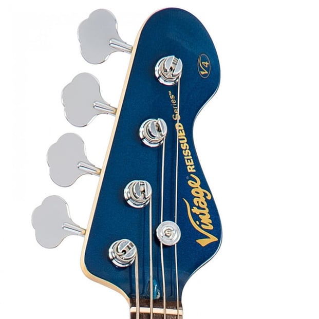 Vintage V4BBL Bass, Bayview Blue