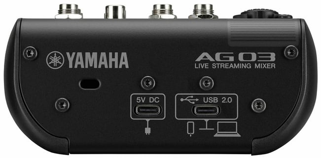 Yamaha AG03 MK2 Mixer | USB Mixer | USB Interface