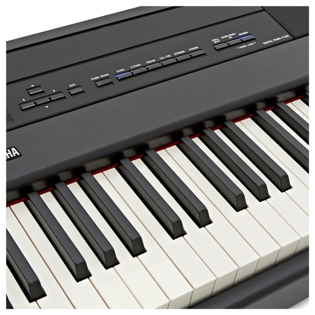 Yamaha P-515 Digital Piano, Black, Close Left
