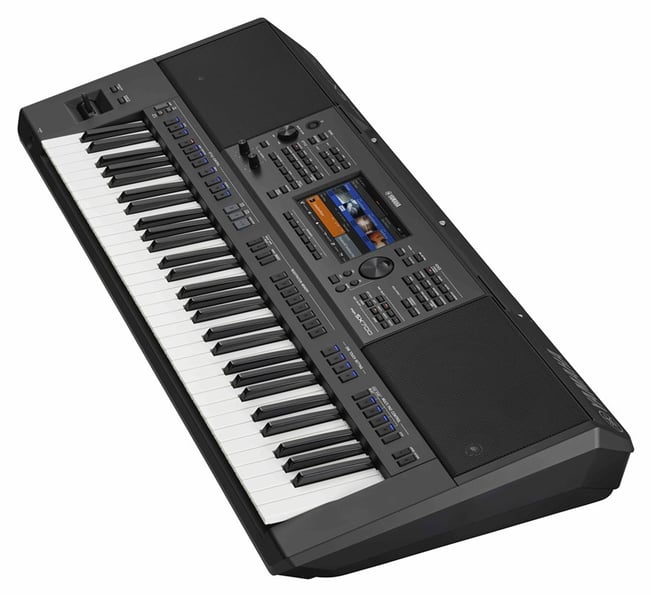 Yamaha PSR-SX700 Digital Keyboard, side angle