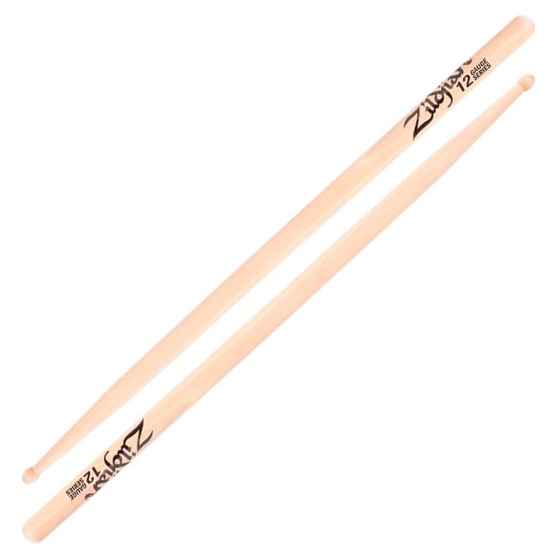 Zildjian 12 Gauge Wood Tip Drumsticks