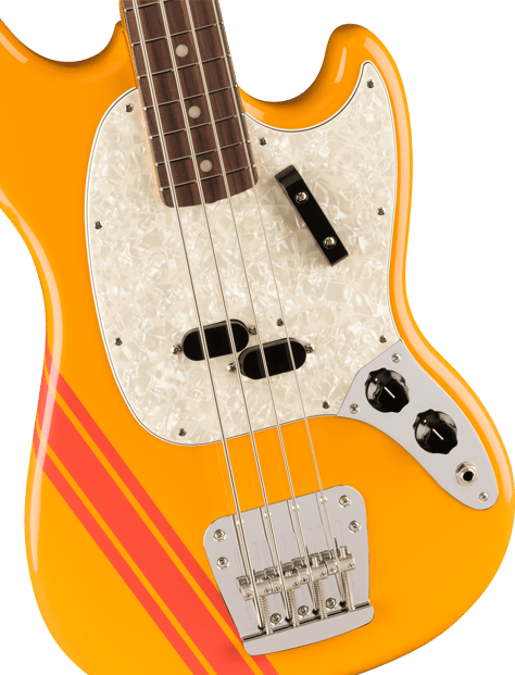 Fender Vintera II Mustang Bass Orange Tilt 2